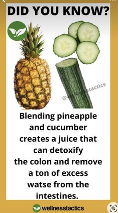 Indoor Plants Ideas Decor, Hanging Plant Indoor, Pineapple And Cucumber, Indoor Plant Ideas, Detox Water Recipe, Colon Detox, Food Health Benefits, Plant Indoor, Plants Ideas