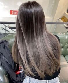 Balayage Hair Ash, Balayage Straight Hair, Black Hair Balayage, Hair Color Underneath, Brown Hair Looks, Ash Hair Color, Brown Hair Inspo, Brunette Hair With Highlights, Hair Streaks