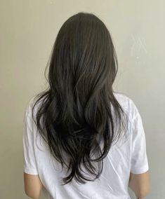 Manta Ray Haircut, Asian Layer Hair, Medium Layered V Shaped Haircut, Long Layered Haircuts Asian Hair, Asian Long Layered Haircuts, Wispy Ends Haircut, Hair Cuts For Long Thick Hair Straight, Long Layered Hair Asian Straight, Korean Hairstyle Layered