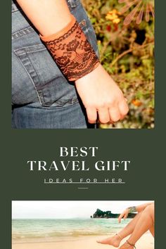 the best travel gift ideas for her is an armband that has lace on it