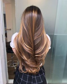 Long Hair Highlights, Gorgeous Hair Color, Long Hair Color, Highlights Brown Hair, Brown Blonde Hair, Hair Color Balayage, Hair Inspiration Color, Hair Inspo Color