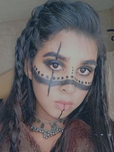 Warrior Woman Makeup, Vikings Costume Diy