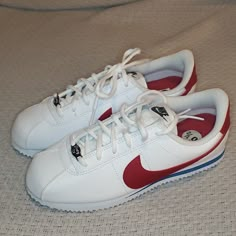 Nike Classic Cprtez Forest Gump White Varsity Red Size: 6.5y ** New ** Comment If You Have Any Questions Or Would Like To See More Pictures. Bundle And Save Reasonable Offers Accepted Forest Gump Shoes, University Red Low-top Sneakers For Spring, Spring University Red Low-top Sneakers, Comfortable Flat Red Sneakers, Comfortable Red Flat Sneakers, Comfortable Red Sneakers, Nike Sporty Flat Sneakers, Comfortable Red Sneakers With Round Toe, Red Flat Sneakers For Streetwear