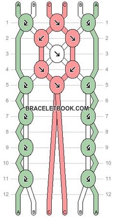 the diagram shows how to make an ornament in cross stitch, with instructions for each