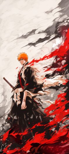 Taro Sakamoto, Bleach Ichigo Bankai, Ichigo Kurosaki Wallpaper, Bleach Drawing, Bleach Funny, Trending Aesthetic, Bleach Anime Ichigo, Anime Lock Screen Wallpapers, Bleach Anime Art