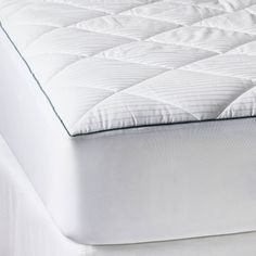 an image of a mattress topper that is not in the box spring or unwrapped