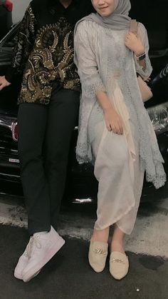 Ootd Kondangan Couple Casual, Outfit Kondangan Cowok, Kondangan Couple, Hijabi Fashion Casual, Casual Hijab Outfit, Hijab Fashion Inspiration