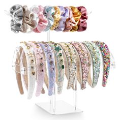 PRICES MAY VARY. 🎀Keep organized-Say goodbye to mess!AOFLLU headband holder is here to keep your jewelry and headband organized and easily accessible.No more digging through drawers or tangled messes-just grab and go! 🎀Good quality-Crafted from sturdy,non-brittle acrylic, acrylic headband holder ensures durability that lasts.Say goodbye to flimsy holders that break easily-this headband organizer is built to withstand everyday use. 🎀Secure your hair accessories-Designed with raised edges and s Headband Stand, Hair Accessories Organizer, Acrylic Headband, Scrunchie Holder, Closet Storage Accessories, Headband Display, Headband Organizer, Accessories Organizer, Organizing Hair Accessories