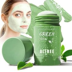 Vegan Ingredient & Cruelty-free: Green tea (camella sinensis) leaf extract, tocopherol (Vitamin E), kaolin Features: - Deep cleansing clean pores and dirt. Adjust water and oil balance. - Hydrating cleans and moisturizes at the same time. Enhances skin moisture and elastic. - Anti-Acne: green tea can helps regulate skin imbalances, one of the key causes of acne. And it can helps reduce the redness brought about by acne. - Anti-Aging and Anti-Wrinkle: the green tea mask contains Vitamin E, which Green Tea Mask Stick, Green Tea Skin, Black Head Remover Mask, Green Tea Mask, Cleansing Mask, Cleansing Face, Pore Cleansing, Skin Pores, Oil Moisturizer