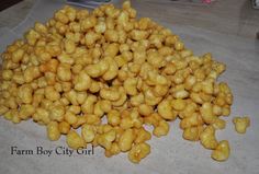 a pile of chickpeas sitting on top of a table