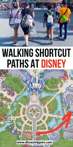 the walking shortcut paths at disney world are not as easy as you might be