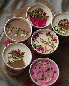 Cake In Paper Cup, Cupcake Cake Designs, Party Food Buffet, Kawaii Cooking, Dessert Boxes, Delicacy Food