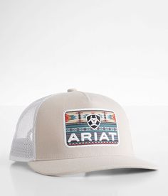 Ariat Aztec Trucker Hat - Cream , Men's Cream Embroidered patch snapback hat One size fits most. 57% Polyester 43% Recycled Polyester. Apparel & Accessories > Clothing Accessories > Hats Christmas Gifts For Blue Collar Men, Western Hats Mens, Men’s Trucker Hat, Western Boyfriend Gifts, Country Bf Gifts, Bf Gifts Christmas, Men’s Birthday Gifts, Men’s Hats, Country Christmas Gifts