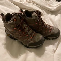 Merrell Moab Waterproof Hiking Boots, Womens Size 9.5, In Perfect Condition - Never Worn Except For To Try On. From A Pet Friendly, Smoke Free Home. Cute Hiking Boots, Hiking Gear Women, Womens Hiking Boots, Women’s Hiking Boots, Mountain Boots, Merrell Moab, Hiker Boots, Hiking Boots Women, Waterproof Hiking Boots