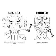 instrucciones y pasos gua sha y rodillo facial, piedra de masaje facial Haut Routine, Skin Care Routine Order, Natural Face Skin Care, Basic Skin Care Routine, Healthy Skin Tips, Jade Roller, Facial Skin Care Routine, Pretty Skin Care, Trening Abs