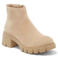 New Steve Madden Haywire Boots Suede Lug Sole Booties Sand Size 6.5 Nib New In Box Color: Sand Size: Us 6.5 Medium Not All Brands/Styles Size The Same, Measure A Pair You Currently Own: Approximate Measurements Are Taken From The Bottom And Widest Part Of The Soles Length: 10.5” Width: 3.75” Heel: 2.25” Shaft: 4” Retail $150 A Chunky Lug Sole Adds Retro Style To This Smooth Suede Boot. Side Zip Closure Lug Sole Suede Leather Upper/Fabric Lining/Rubber Sole