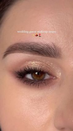 payal sharma on Instagram: "Wedding guest makeup 💃✨would you wear it?  rate this look 0-10❤️❤️  DM: for booking and queries @sharmapayal2418   #eyemakeup #eyes #eye #eyebrows #eyeshadow #eyelook #makeup #smokeyeye #smokeyeyes #smokey #salon #newlook #artist #makeupartist #smokeyeyeshadow #tranding #newfashion #fashion #style #look #modal #faridabad #delhincr #bridal #bridalmakeup #newpost #wadding #marriage #partymakeup" Eyeshadow Looks Wedding Guest, Smokey Indian Makeup, Soft Brown Smokey Eye Bridal, Soft Glam Makeup Brown Eyes Eyeshadows, Golden Birthday Makeup, Wedding Guest Makeup Brown Eyes Natural, Makeup For Wedding Guest Classy, Fall Wedding Guest Makeup, Indian Bridesmaid Makeup