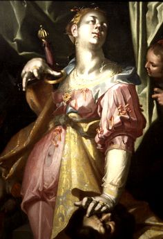 a painting of a woman holding a bird in her right hand and a child on the other side