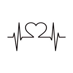 Heartbeat Wallpaper Black, Heart Beat With Heart Tattoo Design, Heartbeat Images, Life Line Heartbeat, Wallpaper Corazones, Heart With Heartbeat Line, Lifeline Tattoos