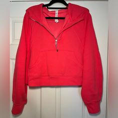 Lululemon Scuba Oversized Half-Zip Hoodie - Lip Gloss Brand New W Tags Size M/L Lulu Lemon Scuba, Scuba Lululemon, Lulu Scuba, Anna Claire, High School Outfits, Athletic Clothes, Lululemon Scuba, Strawberry Milkshake, Half Zip Hoodie