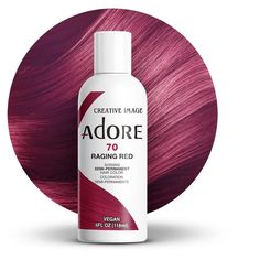 Pack of 1 Adore Hair Color - please verify color name in the Product Title Transform your hair with the vibrant and long-lasting hues of Creative Image Adore Semi-Permanent Hair Color. This innovative hair dye is designed to infuse each strand with rich, radiant color while maintaining the health and integrity of your hair. Free from harsh chemicals like ammonia, peroxide, and alcohol, Adore provides a gentle yet effective coloring experience that leaves your hair feeling soft, silky, and full of life. Adore’s unique formula is enriched with natural ingredients that nourish and condition your hair, ensuring that it remains healthy and vibrant. The semi-permanent nature of the dye means that it gradually fades over time, allowing you to experiment with different shades without the long-term Adore Hair Color, Semi Permanent Hair Color, Permanent Hair Color, Semi Permanent, Hair Dye, Color Names, Beauty Care, Shinee, Healthy Hair