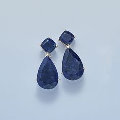 Art Deco Sapphire Earrings, Khalid Aesthetic, Sapphire Jewelry Set, Iolite Jewelry, Sapphire Drop Earrings, Blue Sapphire Earrings, Jewelry Kit