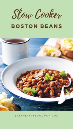 Slow Cooker Boston Beans