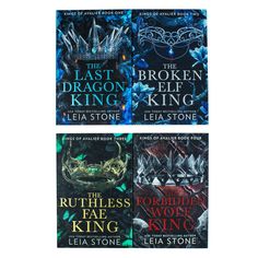 the last dragon, the fallen king, and the forbidden king by leesia stone