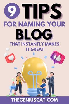 How To Choose A Blog Name Name For Channel, The Genius, Business Resources, Blogging For Beginners, Find You, Home Business