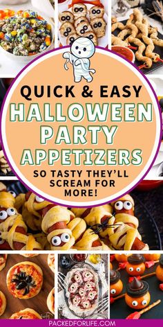 halloween party appetizers that are so tasty they'll scream for more