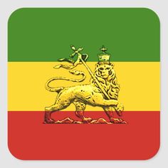 the flag of sri is shown in this square sticker