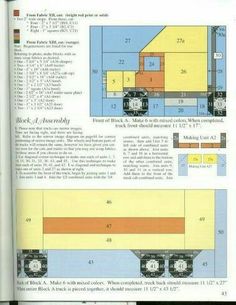 an open book with diagrams and instructions on how to use the truck for hauling materials