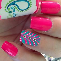 Instagram media by jewsie_nails #nail #nails #nailart Her Nails, Best Nail Art Designs, Bright Nails, Blue Nail, Winter Nail Art, Cute Nail Art, Nail Art Ideas, Glitter Nail Art, Cute Nail Designs