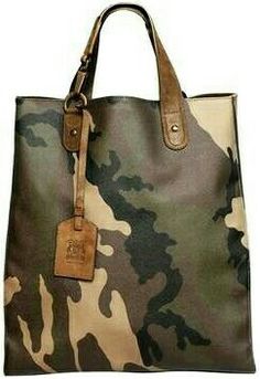 ♥♥♥ Sac Vanessa Bruno, Camo Bag, Army Print, Men's Totes, Denim Bag, Christmas Bags, Camo Print, Bagpack