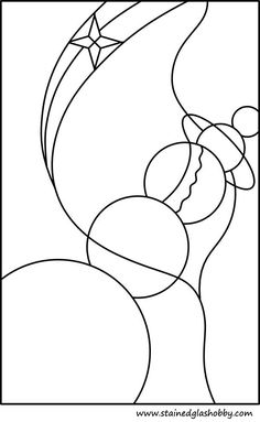 a line drawing of a woman's face with her hair blowing in the wind