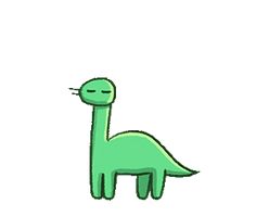 an image of a green dinosaur on a white background