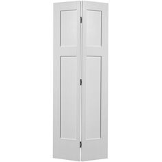 an open white door on a white background