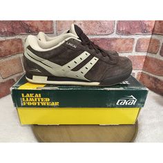 Lakai Trifecta Skateboard Shoes Brown Suede Mens Sz 6 Nos Vintage Also Comes With An Additional New Pair Of Laces! New With Box! Get Ready To Hit The Skate Park With These Stylish Lakai Trifecta Skateboard Shoes In Brown Suede. Mens With A Us Size 6, These Shoes Are Perfect For Skateboarding And Other Outdoor Sports. The Shoes Are New Old Stock And Vintage And Are New With Box, Making Them An Excellent Addition To Your Shoe Collection. The Shoes Are Made From High-Quality Materials, Ensuring Dur Skateboard Shoes, Box Making, Shoes Brown, Summer 24, Skate Park, Sneakers Men Fashion, Skate Shoes, Brown Suede, Skateboarding