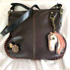 Nwot Horse Chain Multiple Pockets 1214 Western Purses And Handbags Boho, Chala Handbag, Western Crossbody Purse, Bohemian Hand-strung Chrysocolla Necklace, Western-themed Brown Leather Shoulder Bag, Horse Purse Handbags, Flat Shoes Women, Shoes Flats, Bag Lady