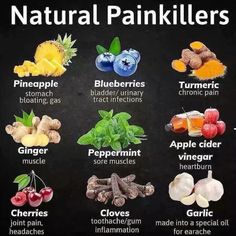 Natural Pain Killers, Herbs For Health, Painkiller, Natural Health Remedies, Healing Herbs, Detox Recipes, Natural Medicine