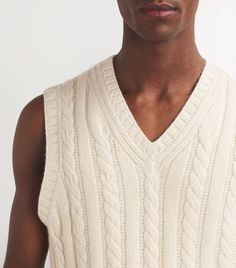 Find RALPH LAUREN Cotton Cable-knit Sweater Vest on Editorialist. Making for an iconic staple, this sweater vest from Polo Ralph Lauren exhibits the key signatures of the label: all-American preppy style, a cable-knit construction and an embroidered Polo Pony. Crafted from soft cotton, it brings a refined and timeless look to your ensembles. American Preppy, Key Signatures, Cotton Cable Knit Sweater, Cable Knit Vest, Preppy Mens Fashion, Sweater Vest Mens, Polo Pony, Preppy Look, Short Coat Jackets