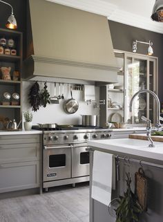 an image of a kitchen that is featured on the website for home decor and interior design