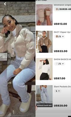 Cute Shein Outfits Winter, Shien Fall Outfits, Outfit Idea Baddie, Authentic Outfits, Outfit Chill, Shein Clothes, Chill Outfit