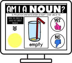 Nouns Lesson Plan, Nouns Kindergarten, Kindergarten Technology, Nouns Activities, Amy Lemons, Instructional Planning, Virtual Teaching