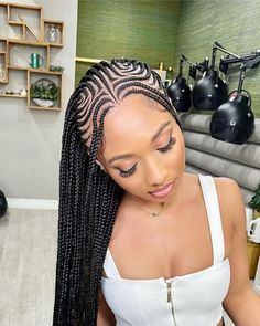 Lemonade Braids Hairstyles, Cornrows Braids For Black Women, Hair Braiding Styles, African Hair Braiding