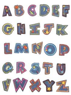 the alphabet is made up of different types of letters