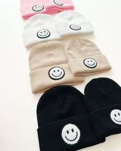 Our new smiley beanie is sure to bring a smile on your face! It's ultra-soft, stretchy and perfect to wear all-day long. Best of all, you can pair it with our most-loved smiley sets! These beanies are available in both baby and toddler sizes, making sure that no member of the family is left out from enjoying their cozy warmth. You can even match with your little one by using them as mommy and me beanies. Baby: Fits from NB up to 6M Toddler: Fits from 6M 100% acrylic. Smiley Baby, Toddler Fits, Baby Luna, Love Smiley, French Baby, Diaper Bag Accessories, Kids Beanies, Baby Fits, Baby Co