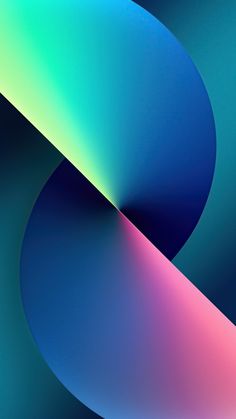 an abstract blue and pink background with curved shapes