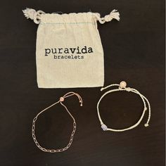 Set Of Two Pura Vida Rose Gold Adjustable Bracelets Nwot. Exclusive Designs Available Only Via Monthly Bracelet Club. Includes Bag. Adjustable Rose Gold Jewelry For Everyday Use, Casual Rose Gold Jewelry For Gift, Casual Rose Gold Bracelets As Gift, Casual Rose Gold Bracelet Perfect For Gifts, Casual Rose Gold Bracelet For Gift, Casual Rose Gold Bracelet Gift, Jewelry Pura Vida, Fishtail Bracelet, Pura Vida Jewelry