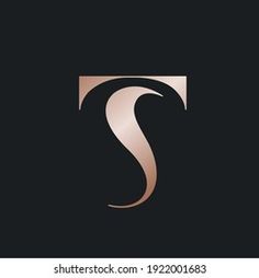 the letter s is made up of gold and black colors with an elegant, modern design